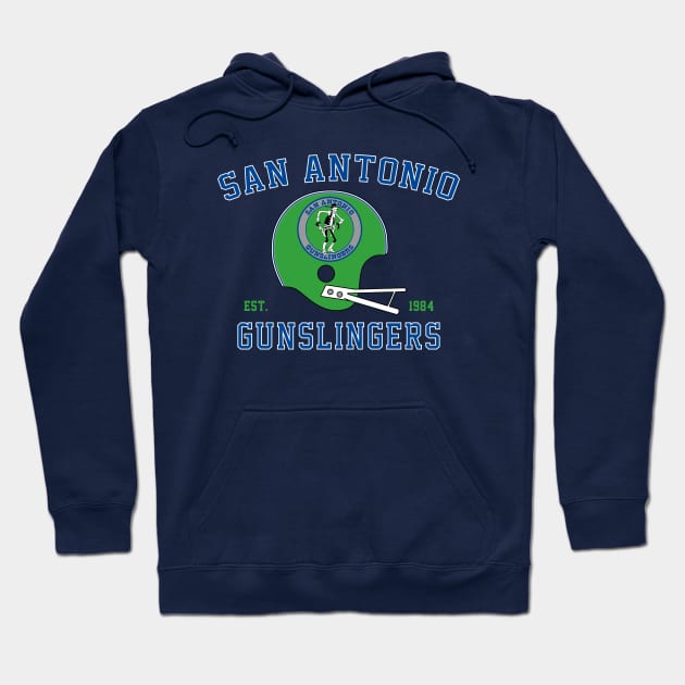 San Antonio Gunslingers - Old School Hoodie by Hirschof